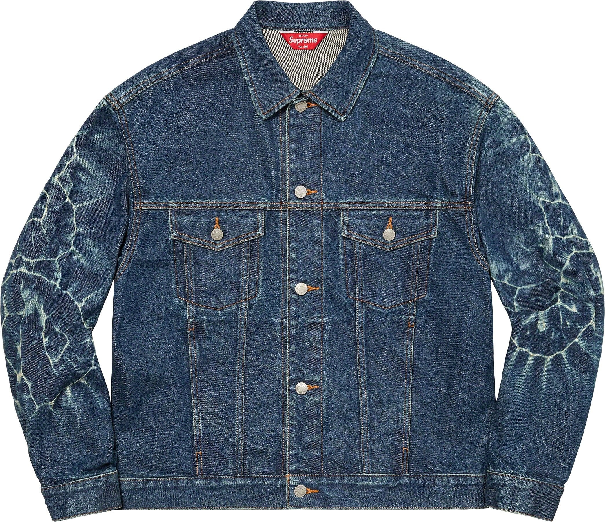 Shibori Denim Trucker Jacket view 3